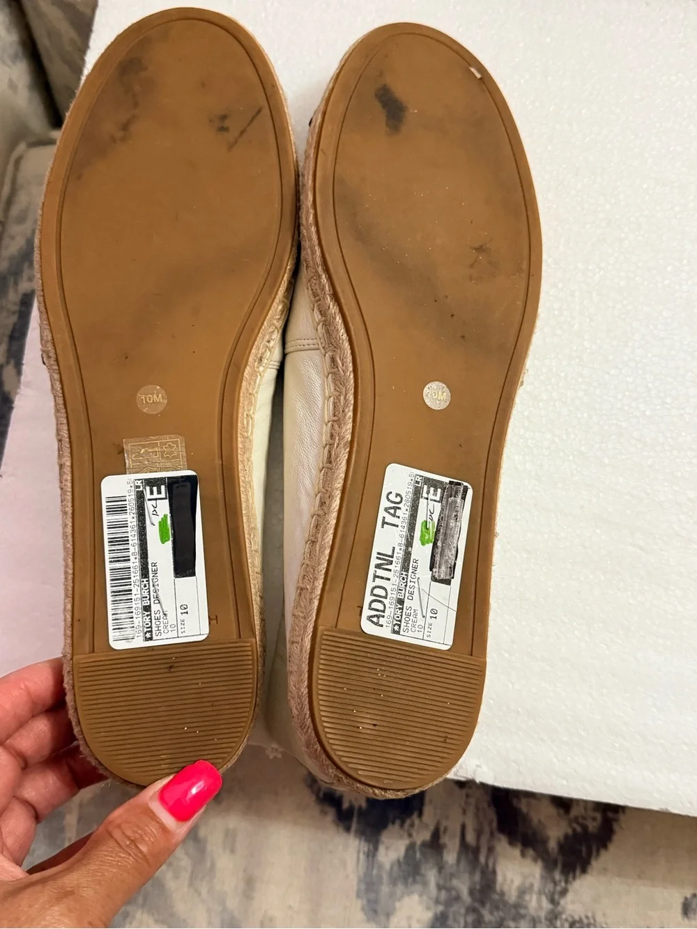 Tory Burch leather espadrille